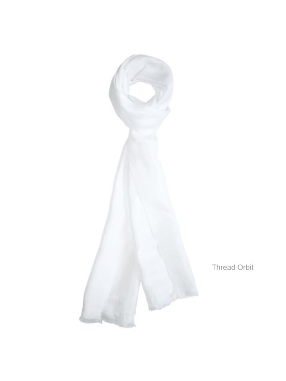 100% Silk Aviator Scarf Double Layered Fringe Travel Wrap